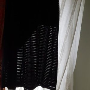 SHEER BOTTOM ON MIDI SKIRT by "ICE"